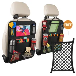 2pcs car rear seat backrest storage bag, travel accessories, essential for families, unisex Autos