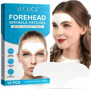 Forehead Patches, 12pcs/box Moisturizing & Firming Forehead Patches, Skin Care Patches for All Skin Types, Suitable for Women & Men, Moisturizer