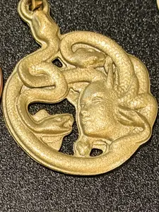 Medusa Resin Earrings | Lightweight Mythology Drop Earrings