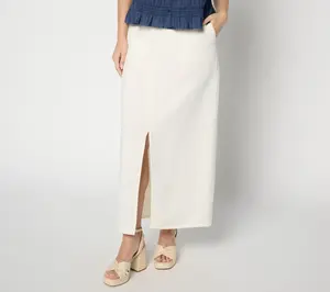 Me by Jennie Garth Petite Mesa Utility Maxi Skirt