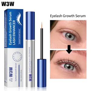 W3W Eyelash Growth Serum Volumizing Lash Serum For Eyelash Growth Longer & Thicker Lash Enhancing Serum With Natural Formula Vegan & Cruelty-Free (3 mL)