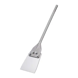 【fathersdaygift】VEVOR SDS Max Floor Scraper, 23.6" x 5.9" Chisel Bit with SDS Max Shank, Compatible with Rotary Hammers, Heat Treated 40Cr Alloy Steel, Sharp Edge for Removing Laminate Flooring, Tiles, and Mortar