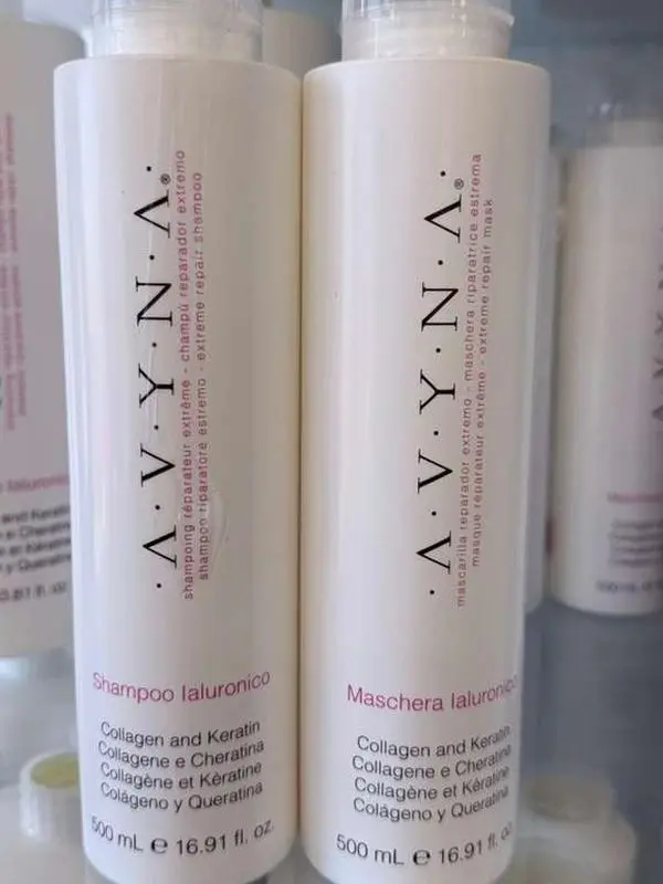 Hyaluronic Acid Haircare Set for Everyday Adults - 500mL Gentle Non-Toxic Detangling Shampoo, 500mL Hydrating Frizz-Reducing Textured Hair Repair Conditioner Mask