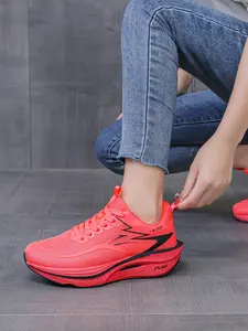 Women's Casual Running Shoes, Thick Sole Height Increase, Breathable Mesh Comfort, Soft Elastic, Outdoor Slow Run Gym Fitness Daily Commute, Athletic Running Shoes