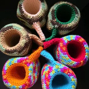 Crochet beverage mit. handmade