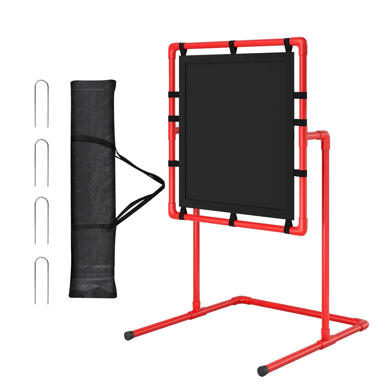 Portable Baseball Strike Zone Training Aid - Backyard Baseball Set, Easy-Assembly Pitching Target for Wiffle Ball, Blitzball, Plastic Balls, Indoor Use