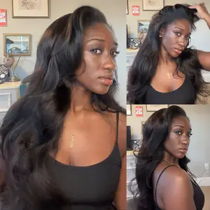 [New In] ISEE HAIR Invisible Hairline Wear Go Pre-Styled Butterfly Cut Layered Half Wig Yaki Straight Silk Press Seamless Flip Over Wig Glueless Human Wigs Beginner Friendly Vacation Hair#SpringStatements#greenish#TikTokShopSpringGlowUp