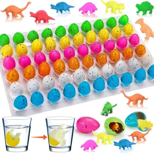 60PCS Hatching Dinosaur Eggs – Dinosaur Party Favors, Birthday Goodie Bag Stuffers, Grow‑In‑Water Dino Eggs Easter & Classroom Prizes Toys for Kids