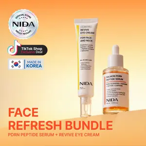 NIDA PDRN Serum And Eye Cream Face Refresh Bundle