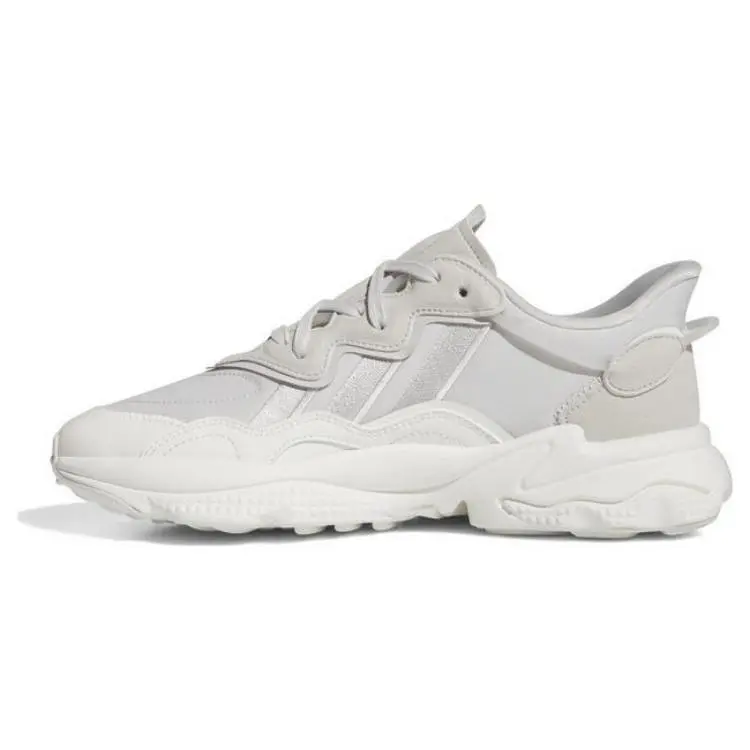 Adidas Women's Ozweego Grey White' Cushioned Durable Low Top Sneakers IF5479