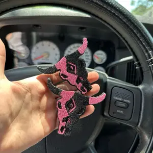 Bull Skull Vent Clip Freshies x2