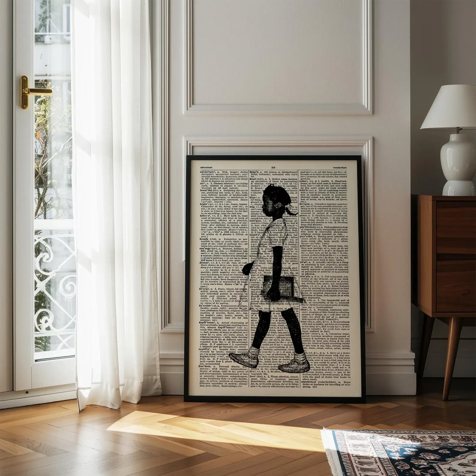 Black History Dictionary Art Print, Civil Rights & Women's Empowerment Poster, African American Classroom Office Wall Decor Unframed