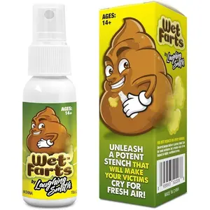 Laughing Smith - Wet Farts - Potent Stink Spray - Extra Strong Stink - Hilarious Gag Gifts & Pranks for Adults or Kids - Prank Stink Stuff - Non Toxic - Smells Like Really 'Bad' Gas - Creative Prank Gift - Prank Props