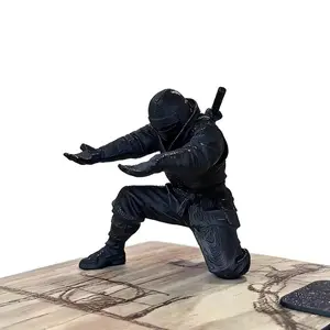 3D Printed Samurai Pen Holder, Pen Stand, Desktop Organizer for Pens and Pencils, Ninja Style Creative Gift for Boyfriend, Colleagues, Friends, Desk Accessories