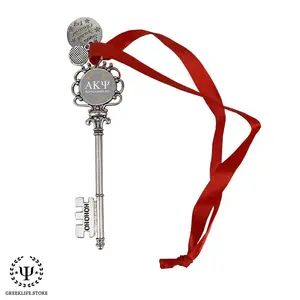 Alpha Kappa Psi Christmas Ornament Santa Magic Key