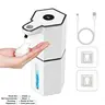 Induction Automatic Touchless Foaming Soap Dispenser - 12oz Waterproof Plastic Refillable Bottle, 6 Adjustable Levels, USB Rechargeable, LED Display, Countertop/Wall-Mount Portable Home Kitchen & Bathroom Gadget, Eco-Friendly Home Supply