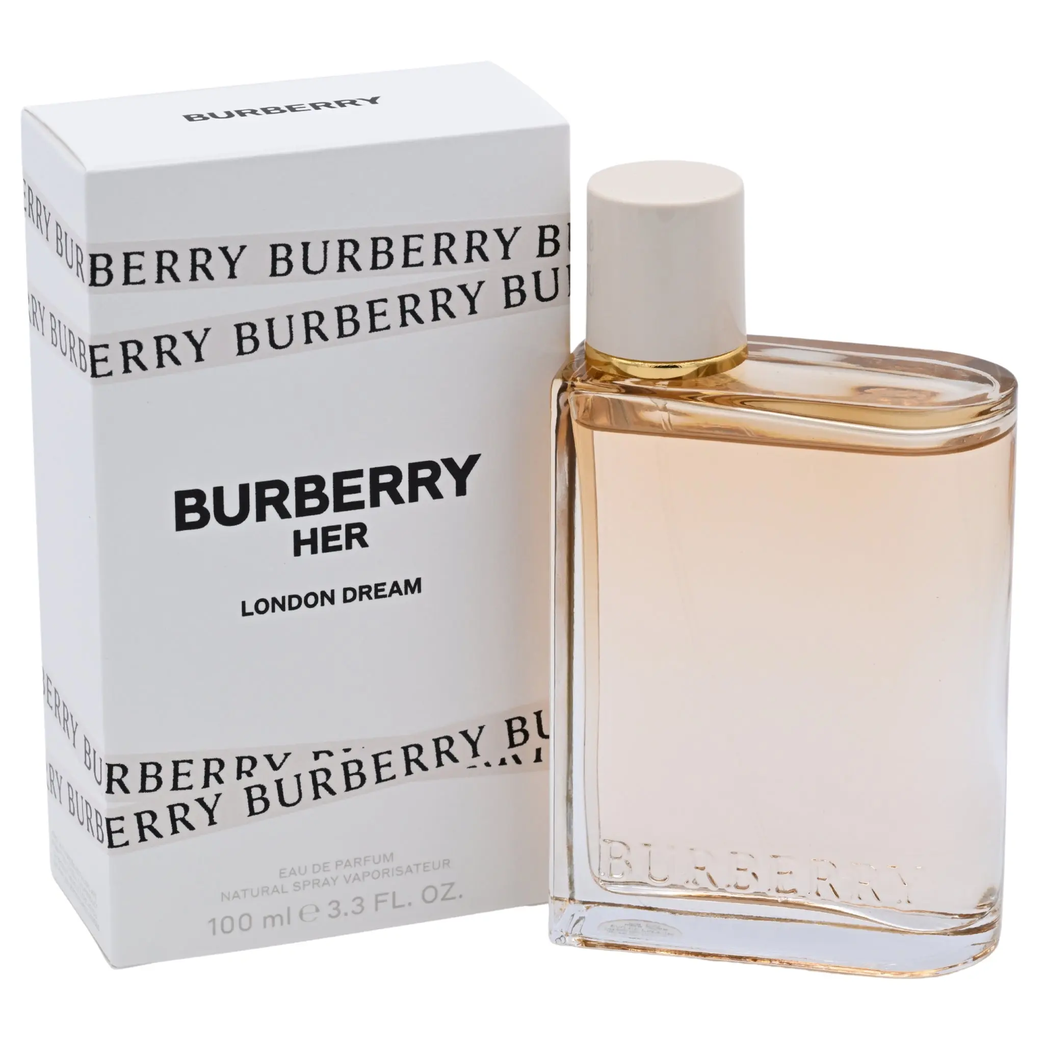 BURBERRY Her London Dream EDP Women's Fragrance - Fruity Sweet Floral Scent with Rose, Peony, Lemon & Ginger - 3.4 fl oz/100ml Spray Bottle, Elegant, Everyday Luxury, Elegant Fragrance, Everyday Luxury Women's Fragrance