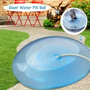 Oversized Transparent Water-Filled Bubble Ball, Leak-Proof TPR Ball, Outdoor Yard Beach Water Supplies