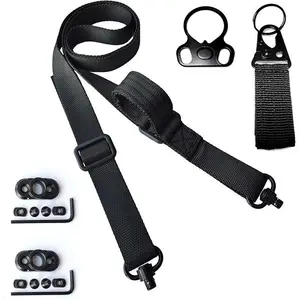 Complete 2-Point Quick-Adjust Sling Kit with QD Swivels - Features Easy Thumb Loop & Heavy-Duty Mounting Straps for Rapid, Secure Setup
