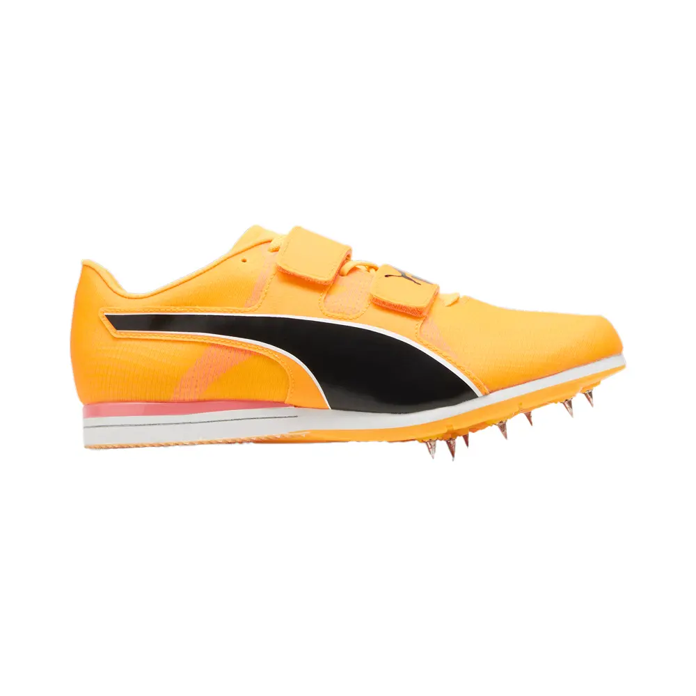 PUMA Mens Evospeed Triple JumpPole Vault 12 Ultraweave Spikes Sneakers Shoes - Orange