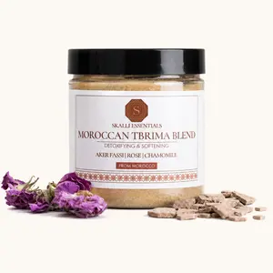 Moroccan Tbrima Powder with Aker Fassi Herbal Blend