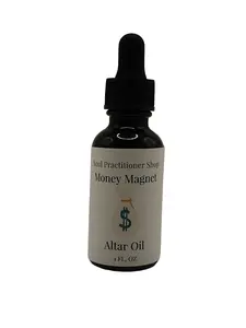 Soul Practitioner Shop Money Magnet Altar Oil  Prosperity Anointing Oil for Abundance Rituals with Sweet Orange Patchouli Blue Cypress and Ginger in Jojoba Oil Aromatherapy