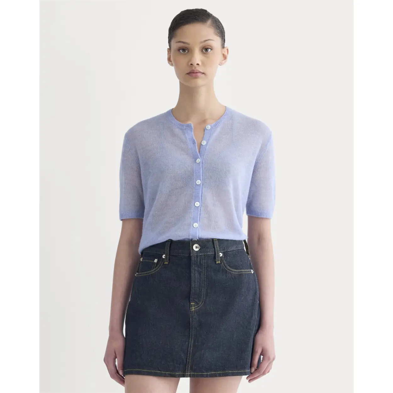 The Air Alpaca™ Short-Sleeve Cardigan