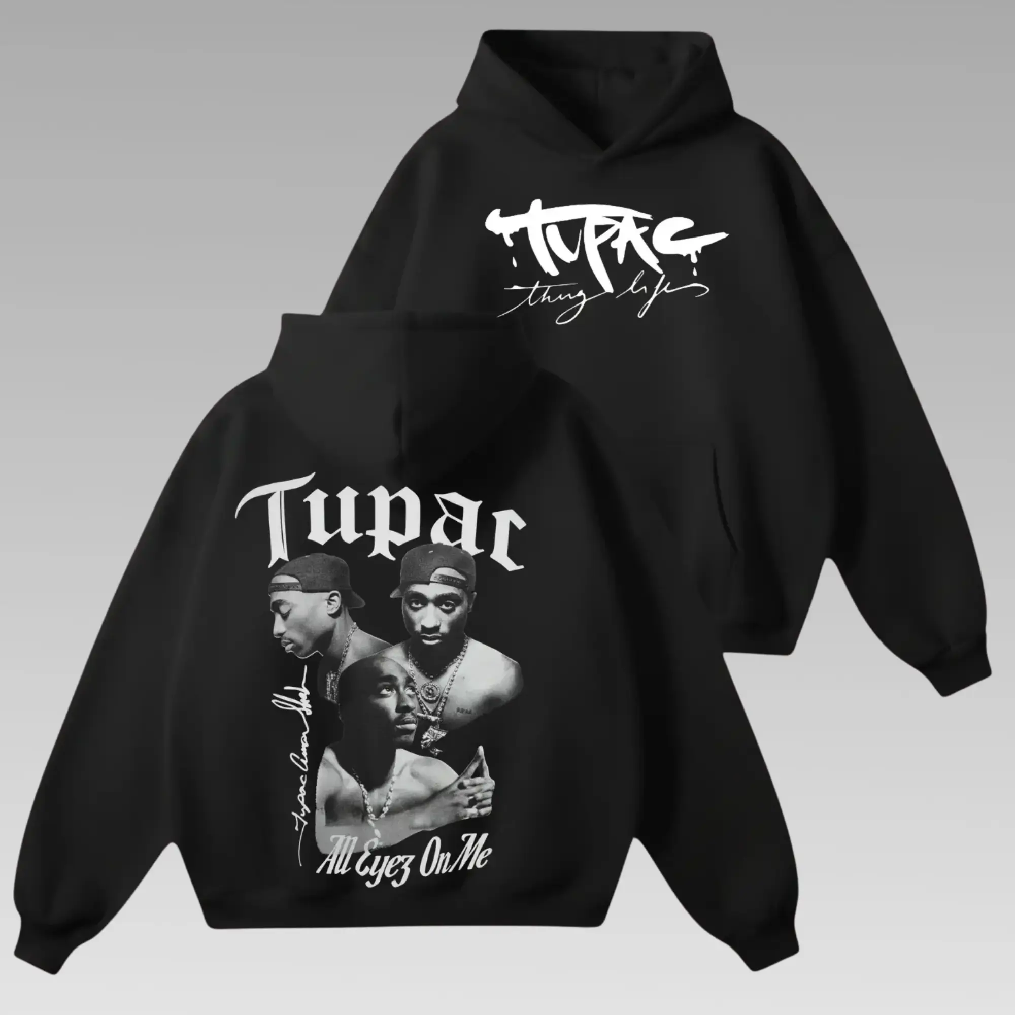 Vintage 2Pac Hoodie, Tupac Hip Hop Music Lover Shirt, Vintage 90s Hip Hop Streetwear Apparel