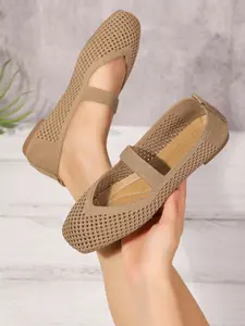 Women's Summer Flat Knit Mesh Shoes, Comfortable Breathable Sneakers for Vacation Office Daily Wear, Ladies Fashion Footwear