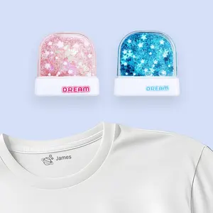 Sparkly Liquid Filled Personalized Name Stamps