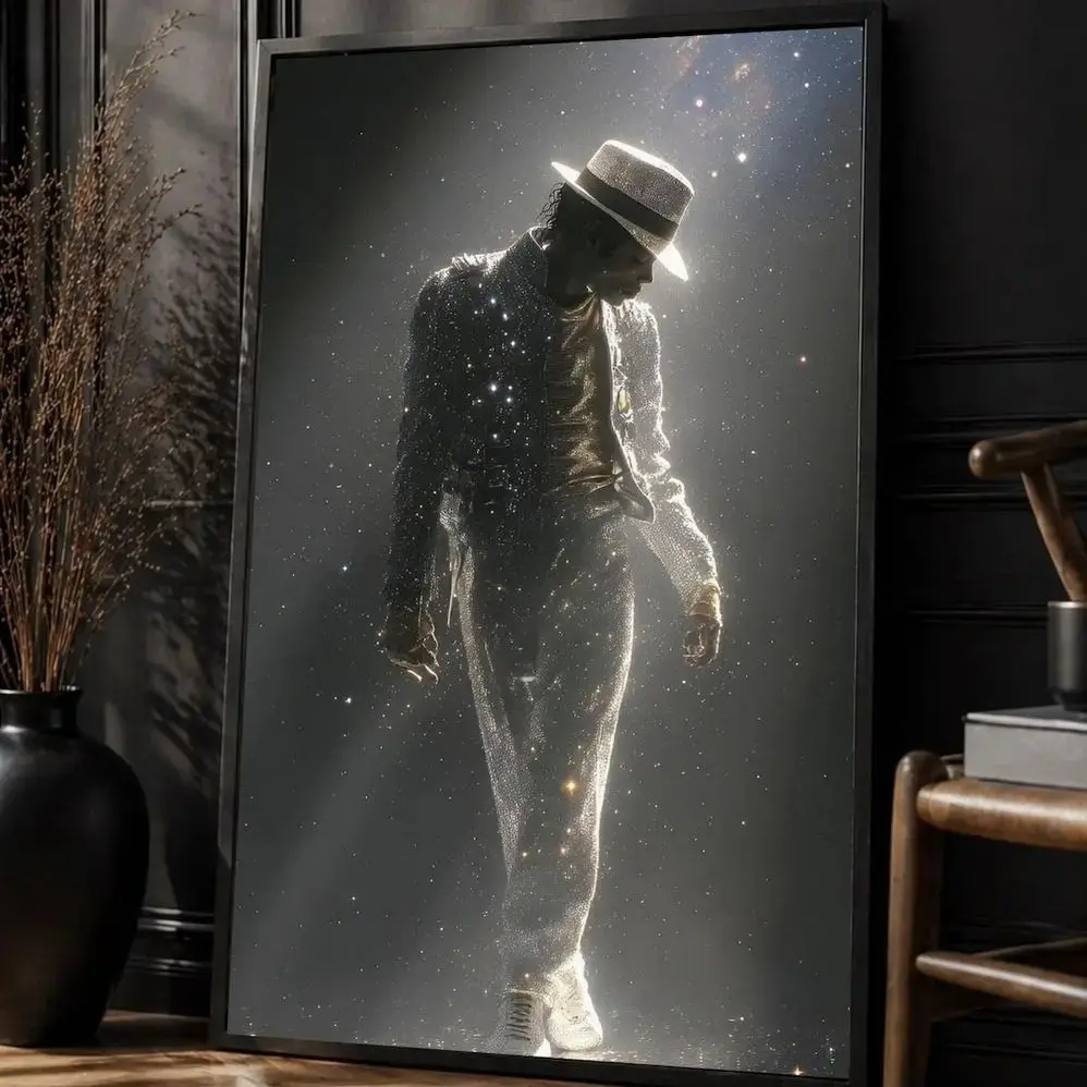 Michael Jackson King Of Pop Poster Wall Art HD Print Unframed Aesthetic Room Home House Modern Wall Decor Trendy Gift.