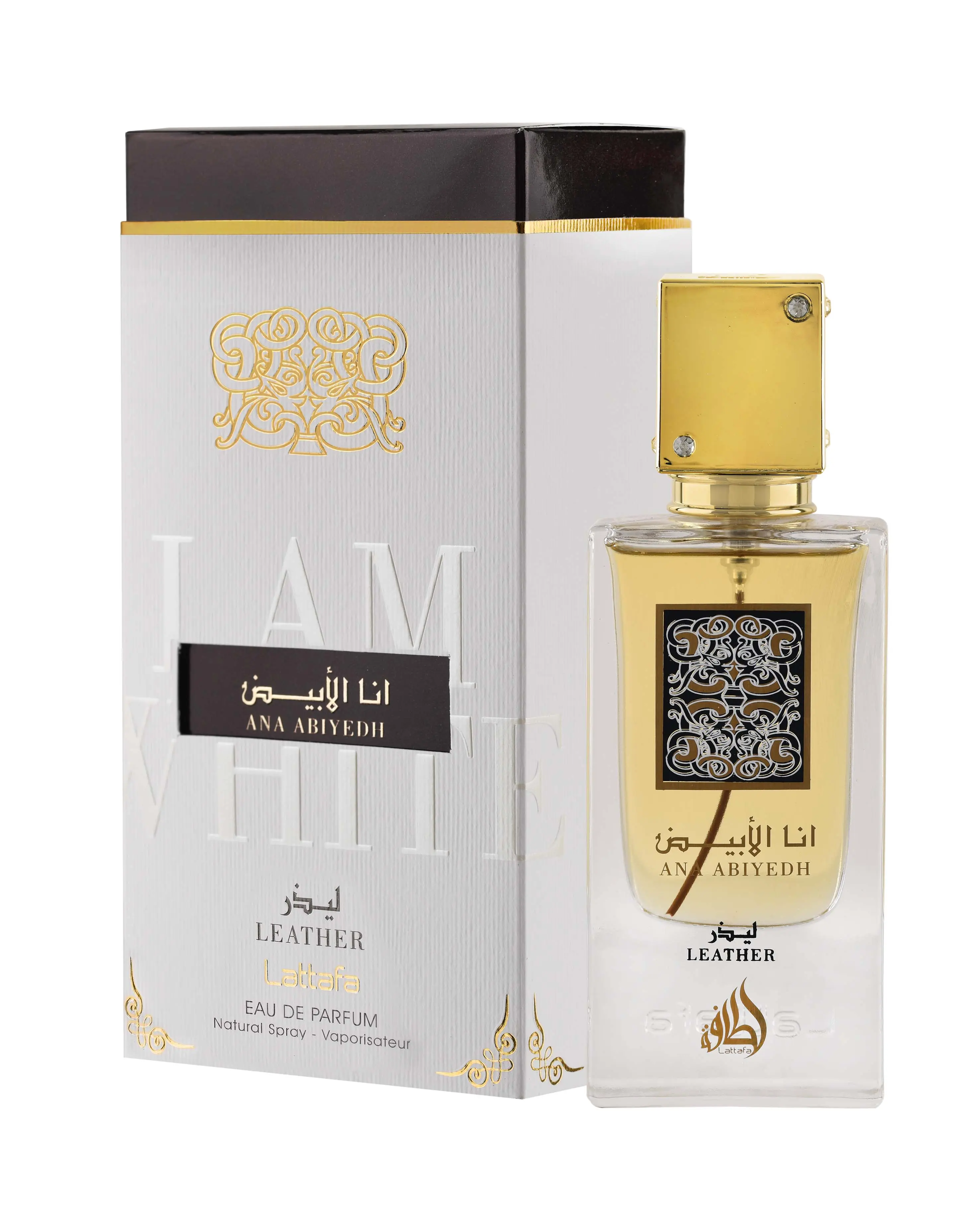 Lattafa Ana Abiyedh Leather 60ML EDP Spray