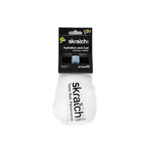 Skratch Labs Hydrapak Softflask 250ml Shortie – Ultra-Light, Compact Hydration Flask | High-Flow Bite Valve, Leak-Proof Twist Cap, Freezable, BPA & PVC-Free, Easy Clean