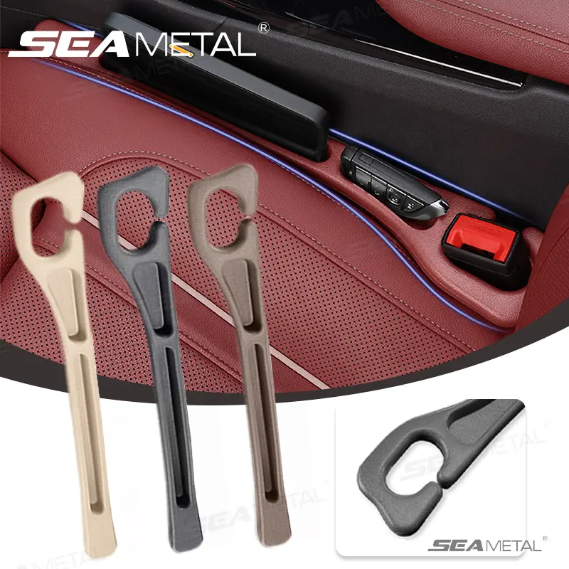#Summervibes SEAMETAL 2Pcs Car Seat Gap Filler Strip Flexible Seat Side Seam Leak-proof Plug Strip Universal Car Seat Crevice Filling Storage