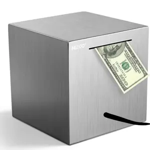 Hizgo 8 inch Stainless Steel Savings Bank Piggy