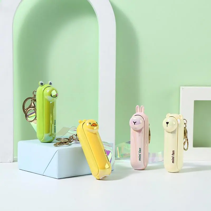 Portable Handheld Fan - Cute Mini, USB Rechargeable, Foldable, Adjustable Speeds Household Appliance