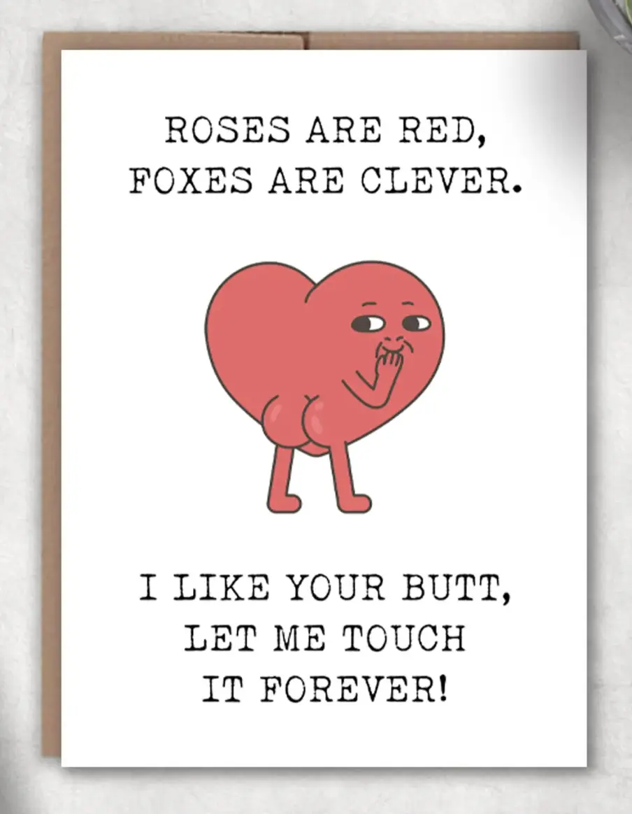 Funny Valentines Day Card - Fun and Creative Design for Celebrating Love on Valentine's Day