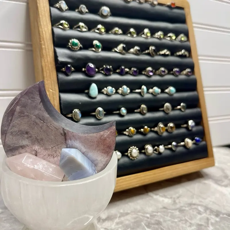 Sterling Silver Gemstone Rings for Female - Classic Anniversary Jewelry, Genuine Stones, Enhancing Natural Beauty Quick Claim Listing