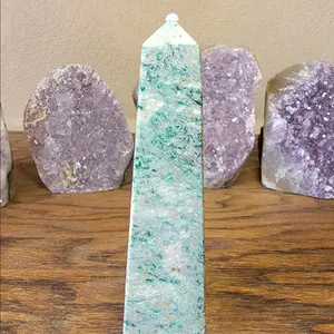 Exquisite Green Kyanite Tower with Reiki