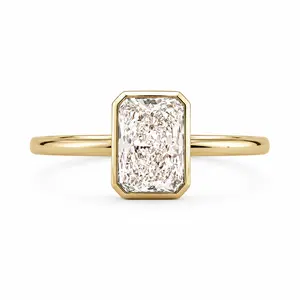 The Radiant Bezel — Diamond Solitaire Ring