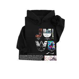 Juice 999 Hip Hop Rapper Hoodie Tour Concert Hoodie Men's Hip Hop Fashion Pullover Sweatshirt Unisex Casual Long Sleeve Hooded Gothic Streetwear, Hoodie for Rap Music Lovers, Casual Wear Unisex Graphic Pullover