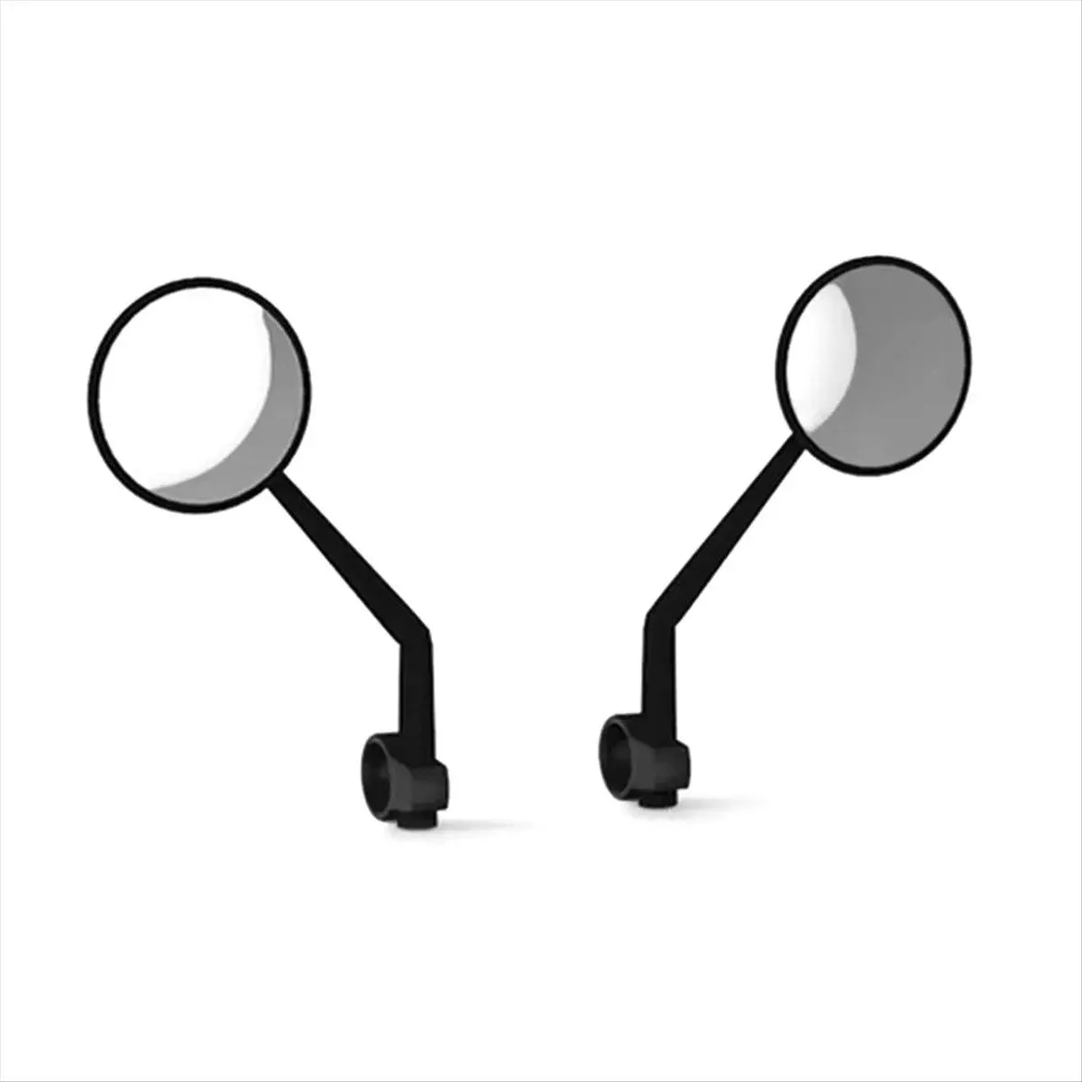 Universal Scooter Rearview Mirror, Scooter Handlebar View Retroreflector 360° Rotation Safety Mirror 1 Pair