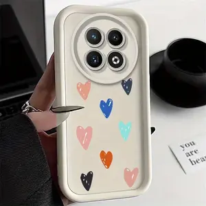 1 Piece Colorful Heart For Realme C65 5G Elegant Silicone Design Ideal For Entertainment C65 5G