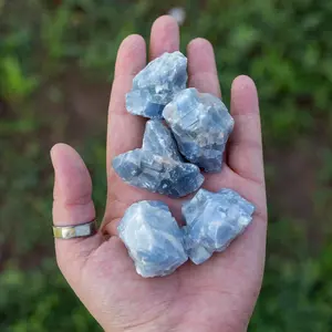 Down to Earth Blue Calcite Raw