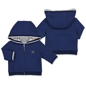 Indigo Zip Up Hoodie