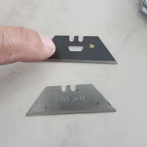 KAIWEETS Utility Knife Scraper,  2-in-1 Folding Box Cutter with Blade Storage,Retractable Design, Heavy Duty Zinc Alloy Body, Folding Knife, SK2 Black Blades replacement, DIY Tool,EDC Tool for Home, Office