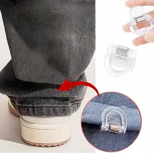 Invisible Leg Extender Clips, Adjustable Pants Hem Fasteners, Multiple Colors Available, Pack of 2/4/6/8/10/12/15/20 Pieces