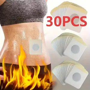 30pcs Invisible Abdominal Patches, Heat Pad, Sports, Commuting, Outdoor Walking, Fitness, Unisex Design, Comfortable & Durable