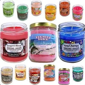 Smoke Odor Candles 13oz | Odor Eliminator candles | Say Goodbye to Bad Odor Freshener Scent Perfume Scented Aroma