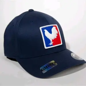 3D Square PVC Patch Curved-Bill Flexfit Hat 60